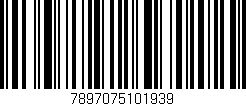 Código de barras (EAN, GTIN, SKU, ISBN): '7897075101939'