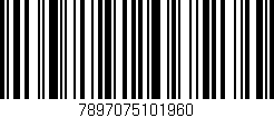 Código de barras (EAN, GTIN, SKU, ISBN): '7897075101960'