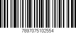Código de barras (EAN, GTIN, SKU, ISBN): '7897075102554'