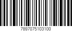 Código de barras (EAN, GTIN, SKU, ISBN): '7897075103100'