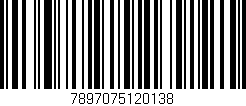 Código de barras (EAN, GTIN, SKU, ISBN): '7897075120138'