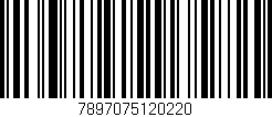Código de barras (EAN, GTIN, SKU, ISBN): '7897075120220'