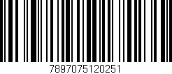 Código de barras (EAN, GTIN, SKU, ISBN): '7897075120251'