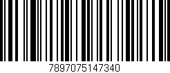 Código de barras (EAN, GTIN, SKU, ISBN): '7897075147340'