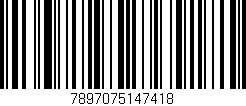 Código de barras (EAN, GTIN, SKU, ISBN): '7897075147418'