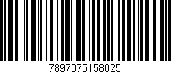 Código de barras (EAN, GTIN, SKU, ISBN): '7897075158025'