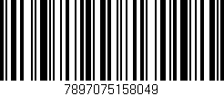Código de barras (EAN, GTIN, SKU, ISBN): '7897075158049'