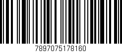 Código de barras (EAN, GTIN, SKU, ISBN): '7897075178160'