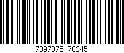 Código de barras (EAN, GTIN, SKU, ISBN): '7897075178245'