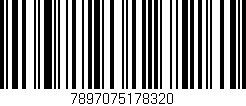 Código de barras (EAN, GTIN, SKU, ISBN): '7897075178320'