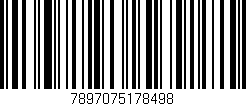 Código de barras (EAN, GTIN, SKU, ISBN): '7897075178498'