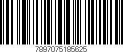 Código de barras (EAN, GTIN, SKU, ISBN): '7897075185625'