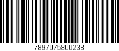 Código de barras (EAN, GTIN, SKU, ISBN): '7897075800238'