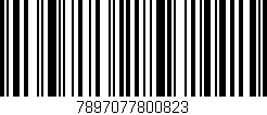 Código de barras (EAN, GTIN, SKU, ISBN): '7897077800823'
