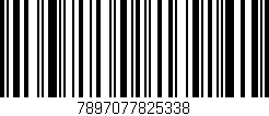 Código de barras (EAN, GTIN, SKU, ISBN): '7897077825338'