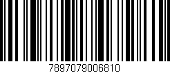 Código de barras (EAN, GTIN, SKU, ISBN): '7897079006810'