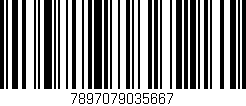 Código de barras (EAN, GTIN, SKU, ISBN): '7897079035667'