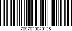 Código de barras (EAN, GTIN, SKU, ISBN): '7897079040135'