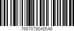 Código de barras (EAN, GTIN, SKU, ISBN): '7897079040548'