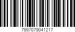 Código de barras (EAN, GTIN, SKU, ISBN): '7897079041217'