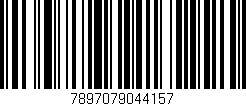 Código de barras (EAN, GTIN, SKU, ISBN): '7897079044157'