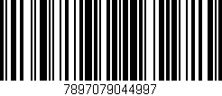 Código de barras (EAN, GTIN, SKU, ISBN): '7897079044997'