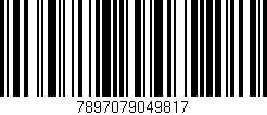 Código de barras (EAN, GTIN, SKU, ISBN): '7897079049817'