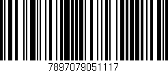 Código de barras (EAN, GTIN, SKU, ISBN): '7897079051117'
