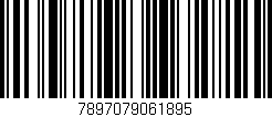 Código de barras (EAN, GTIN, SKU, ISBN): '7897079061895'