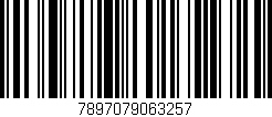 Código de barras (EAN, GTIN, SKU, ISBN): '7897079063257'