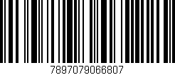 Código de barras (EAN, GTIN, SKU, ISBN): '7897079066807'