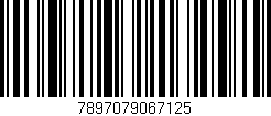 Código de barras (EAN, GTIN, SKU, ISBN): '7897079067125'