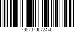 Código de barras (EAN, GTIN, SKU, ISBN): '7897079072440'