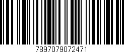 Código de barras (EAN, GTIN, SKU, ISBN): '7897079072471'