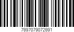 Código de barras (EAN, GTIN, SKU, ISBN): '7897079072891'