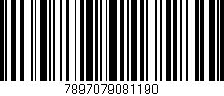 Código de barras (EAN, GTIN, SKU, ISBN): '7897079081190'