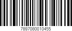 Código de barras (EAN, GTIN, SKU, ISBN): '7897080010455'