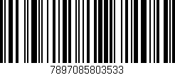 Código de barras (EAN, GTIN, SKU, ISBN): '7897085803533'