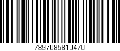 Código de barras (EAN, GTIN, SKU, ISBN): '7897085810470'