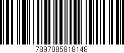 Código de barras (EAN, GTIN, SKU, ISBN): '7897085818148'