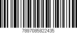 Código de barras (EAN, GTIN, SKU, ISBN): '7897085822435'