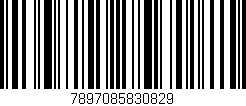 Código de barras (EAN, GTIN, SKU, ISBN): '7897085830829'