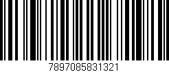 Código de barras (EAN, GTIN, SKU, ISBN): '7897085831321'