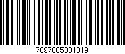 Código de barras (EAN, GTIN, SKU, ISBN): '7897085831819'