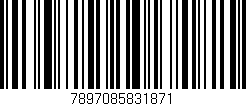 Código de barras (EAN, GTIN, SKU, ISBN): '7897085831871'