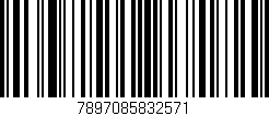 Código de barras (EAN, GTIN, SKU, ISBN): '7897085832571'