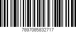 Código de barras (EAN, GTIN, SKU, ISBN): '7897085832717'