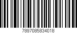 Código de barras (EAN, GTIN, SKU, ISBN): '7897085834018'