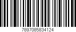 Código de barras (EAN, GTIN, SKU, ISBN): '7897085834124'