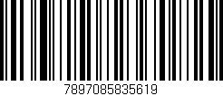 Código de barras (EAN, GTIN, SKU, ISBN): '7897085835619'